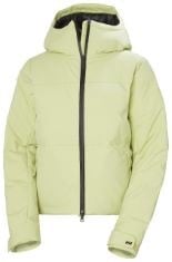 1 X HELLY HANSEN WOMEN'S W NORA SHORT PUFFY JACKET, ICED MATCHA, L.