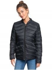 X2 ASSORTED COATS TO INCLUDE ROXY WOMENS COAST ROAD HOODED WATER-RESISTANT LIGHTWEIGHT PACKABLE PADDED JACKET, BLACK, S EU, ESSENTIALS WOMEN'S HEAVYWEIGHT LONG-SLEEVE HOODED PUFFER COAT (AVAILABLE IN