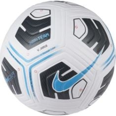 APPROX X10 ASSORTED ITEMS TO INCLUDE NIKE CU8047-102 ACADEMY RECREATIONAL SOCCER BALL UNISEX ADULT WHITE/BLACK/LT BLUE FURY SIZE 4.