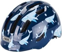 X3 ASSORTED BICYCLE HELMETS TO INCLUDE ABUS SMILEY 3.0 CHILDREN'S HELMET, BICYCLE HELMET FOR TODDLERS WITH DEEP FIT, CHILD-FRIENDLY DESIGNS, SPACE FOR PIGTAIL, UNISEX, BLUE (BLUE WHALE).