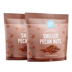 15 X BRAND - HAPPY BELLY SHELLED PECAN NUTS, 500G, PACK OF 2 BBD 31/10/24.