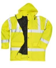 3 X PORTWEST HIGH VISIBILITÃ JACKET FLUORESCENT YELLOW M.