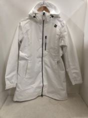 1 X HELLY HANSEN WHITE JACKET SIZE M.