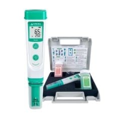 2 X APERA INSTRUMENTS PH20 VALUE PH METER, POCKET TESTER, WATERPROOF, ±0.1 PH ACCURACY, 0-14 PH RANGE, ±0.5°C TEMPERATURE SENSOR, COMPLETE KIT.