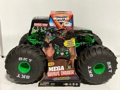 MONSTER JAM MEGA GRAVE DIGGER RC CAR - RRP £160