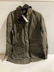 BARBOUR BEADNELL WAX JACKET SIZE 12 - RRP £219