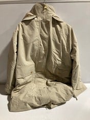 BARBOUR MARNIE WATERPROOF JACKET IN CREAM SIZE 18 - RRP £299