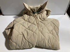 BARBOUR QUILTED KIRKTON PUFFER JACKET IN CREAM SIZE 14 - RRP £279