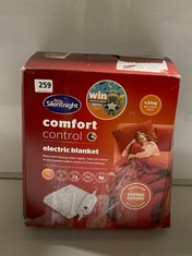 SILENT NIGHT COMFORT CONTROL ELECTRIC BLANKET