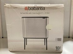 BRABANTIA BO TOUCH DOUBLE LINER BIN (11L+23L) - RRP £210