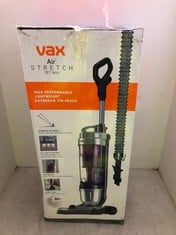 VAX AIR STRETCH PET MAX HIGH PERFORMANCE LIGHTWEIGHT UPRIGHT VACUUM CLEANER MODEL NO-U85-AS-PME RRP- £120