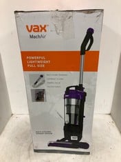 VAX MACHAIR POWERFUL LIGHTWEIGHT MULTI-CYCLONIC UPRIGHT VACUUM CLEANER MODEL NO-UCA1GEV1