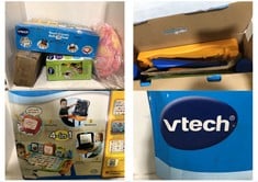 4 X ASSORTED KIDS TOYS TO INCLUDE VTECH TOUCH & LEARN ACTIVITY DESK