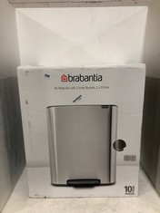 BRABANTIA BO PEDAL BIN WITH 2 INNER BUCKETS 2 X 30 LITRE RRP- £210