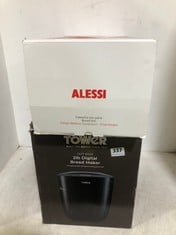 TOWER FAST BAKE 2LB DIGITAL BREAD MAKER TO INCLUDE ALESSI BREAD BIN