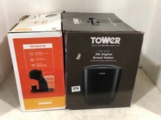 TOWER FAST BAKE 2LB DIGITAL BREAD MAKER TO INCLUDE DELONGHI PICCOLO XS VALUE BUNDLE COFFEE MACHINE