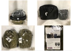 4 X ASSORTED BAGS TO INCLUDE THULE AION TRAVEL BACKPACK 28L OLIVE GREEN