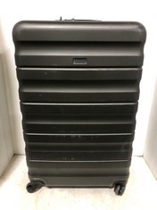 JOHN LEWIS TRAVEL CASE BLACK FABRIC MEDIUM SPINNER TO INCLUDE JOHN LEWIS ANYDAY GREY HARDSHELL LARGE SPINNER