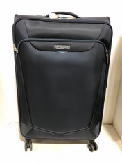 AMERICAN TOURISTER TRAVEL CASE DARK BLUE FABRIC LARGE SPINNER RRP- £149