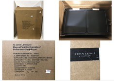 JOHN LEWIS 30L + 30L TOUCH RECYCLING BIN STAINLESS STEEL RRP- £130