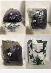 3 X ASSORTED JOHN LEWIS SOFT FURNISHINGS TO INCLUDE KING SIZE COTTON DUVET SET BOTANICAL VINE LEAF GREEN