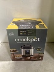 CROCKPOT PRESSURE MULTI-COOKER 5.6L 12-IN-1 CSC051