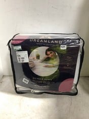 DREAMLAND HUNKER DOWN SCANDI SHERPA FULL BED SIZE MATTRESS WARMER KING SIZE DUAL CONTROL RRP- £139.99