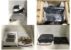 2 X CUISINART 2-IN-1 GRILL & SANDWICH MAKER