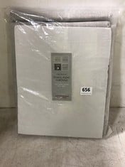 JOHN LEWIS ONE PAIR OF PENCIL PLEAT CURTAINS TEXTURED WEAVE PALE GREY 167 X 137CM