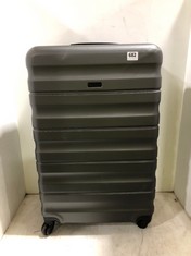 JOHN LEWIS ANYDAY TRAVEL CASE GREY HARDSHELL MEDIUM/LARGE SPINNER