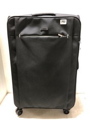 JOHN LEWIS VIENNA TRAVEL CASE BLACK FABRIC MEDIUM/LARGE SPINNER RRP- £119