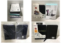 6 X ASSORTED IPAD CASES TO INCLUDE TARGUS CLICK-IN CASE BLACK