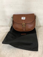 BARBOUR LAIRE MEDIUM SADDLE BAG BROWN RRP- £129