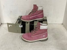 TIMBERLAND ANKLE BOOTS PINK SIZE 5