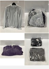 4 X ASSORTED JOHN LEWIS CLOTHING TO INCLUDE UNDER ARMOUR TECH 1/2 ZIP TRAINING TOP HALO GREY/WHITE SIZE M