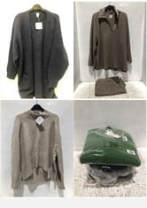 5 X ASSORTED JOHN LEWIS CLOTHING TO INCLUDE RELAX CREW NECK KNIT SWEATER GREEN SIZE LG