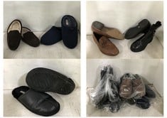 5 X ASSORTED JOHN LEWIS FOOTWEAR TO INCLUDE LEATHER SHEEPSKIN SLIPPERS BLACK SIZE 8