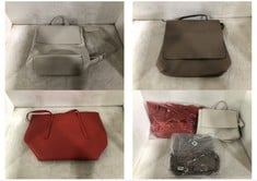 3 X ASSORTED JOHN LEWIS BAGS TO INCLUDE STONE COLOURED BACKPACK