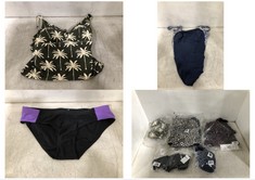 5 X ASSORTED JOHN LEWIS SWIMWEAR TO INCLUDE SPEEDO SWIMSUIT NAVY SIZE 12