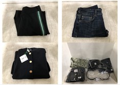 5 X ASSORTED JOHN LEWIS CLOTHING TO INCLUDE AND/OR SILVERLAKE STRAIGHT DENIM JEANS DARK BLUE SIZE 26