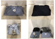 6 X ASSORTED JOHN LEWIS CLOTHING TO INCLUDE CASHMERE V-NECK KNIT SWEATER LIGHT BLUE SIZE 16