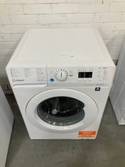 INDESIT FREESTANDING WASHING MACHINE IN WHITE - MODEL NO. BWA81684XWUKN - RRP £299 (ZONE 2)