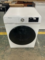 HISENSE FREESTANDING WASHING MACHINE IN WHITE - MODEL NO. WFQA1014EVJM - RRP £379 (ZONE 1)