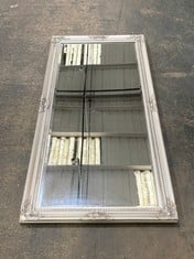 MIRROROUTLET LARGE SILVER ANTIQUE SHABBY CHIC MIRROR 24 X 60'' - ITEM NO. XY050 - RRP £112 (ZONE 1)