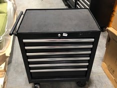 ADVANCED 6 DRAWER TOOL CABINET IN BLACK - ITEM NO. 570413 - RRP £369 (ZONE 3) (KERBSIDE PALLET DELIVERY)