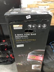 ADVANCED 3 BIKE TOW BAR MOUNTED BIKE RACK - ITEM NO. 337902 - RRP £380 (ZONE 3)