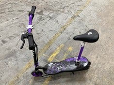 WIRED XL ELECTRIC RIDE ON SCOOTER IN PURPLE / BLACK (ZONE 3) (COLLECTION ONLY)