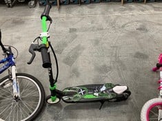 WIRED ELECTRIC SCOOTER IN BLACK / GREEN (ZONE 3) (COLLECTION ONLY)