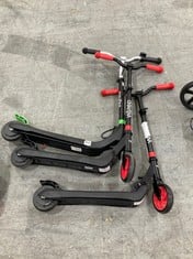 2 X WIRED ELECTRIC SCOOTER IN BLACK / RED TO INCLUDE 1 X WIRED ELECTRIC SCOOTER IN BLACK / GREEN (ZONE 3) (COLLECTION ONLY)