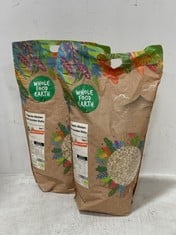 PALLET OF ORGANIC GLUTEN FREE JUMBO OATS CEREALS AND FLAKES 3KG - BBE: 11/2024 (ZONE 3) (KERBSIDE PALLET DELIVERY)